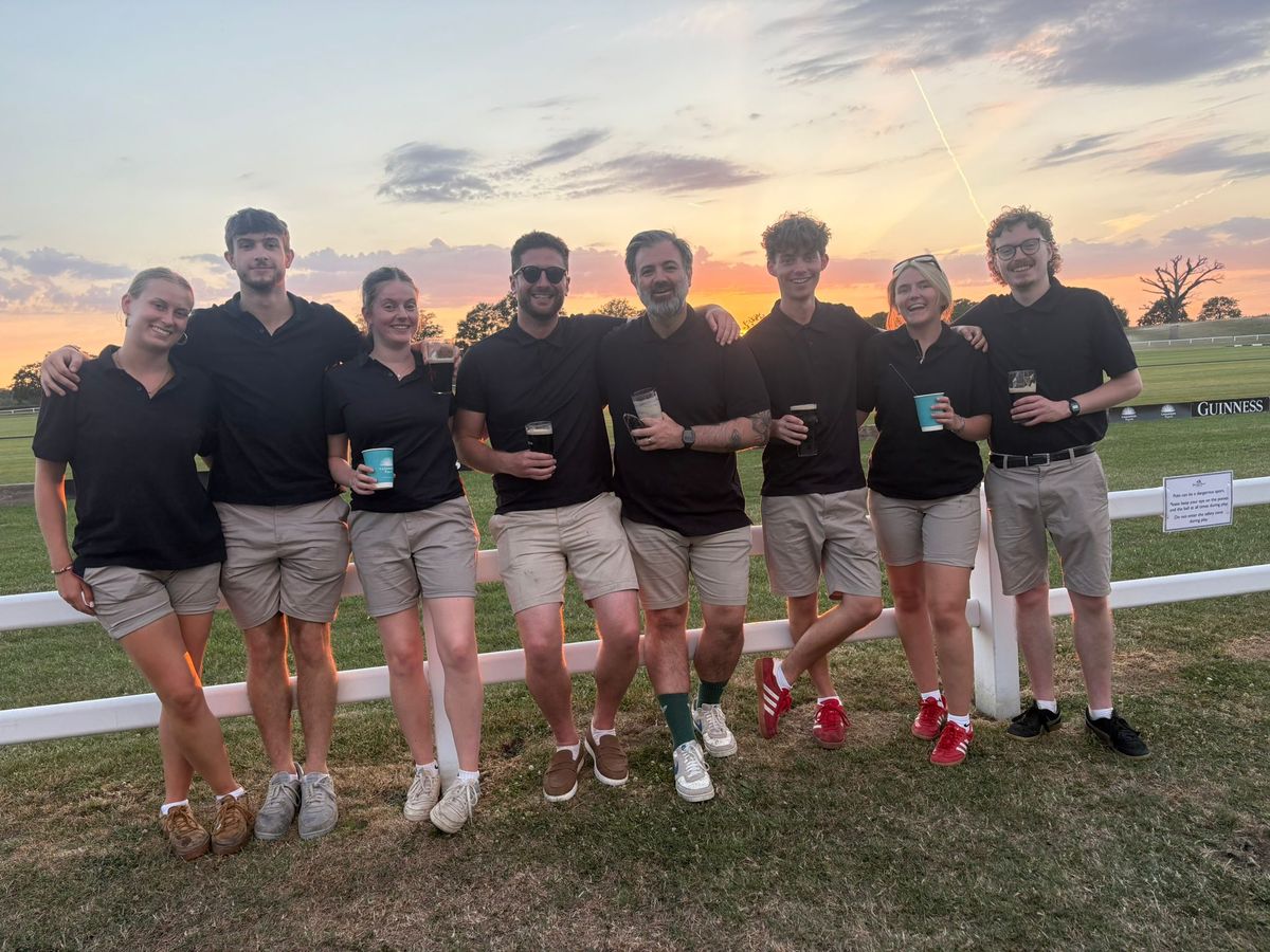 The Apex crew at the Royal Berkshire Polo Club